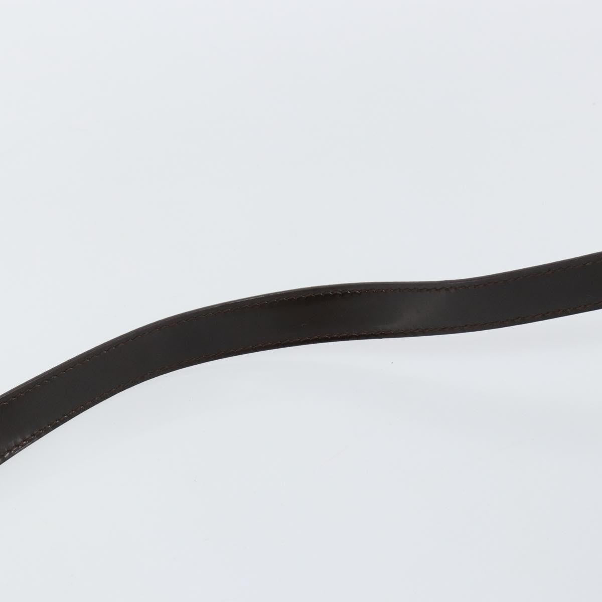 Gucci Vintage Bamboo Handle Bag Nylon, BROWN, NYLON, Handbag