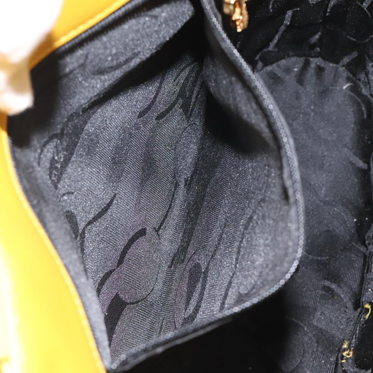 Salvatore Ferragamo Shoulder Bag Leather, YELLOW, LEATHER, Shoulder bag