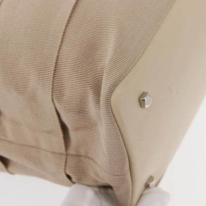 Salvatore Ferragamo Gancini handbag Nylon, BEIGE, NYLON, Handbag