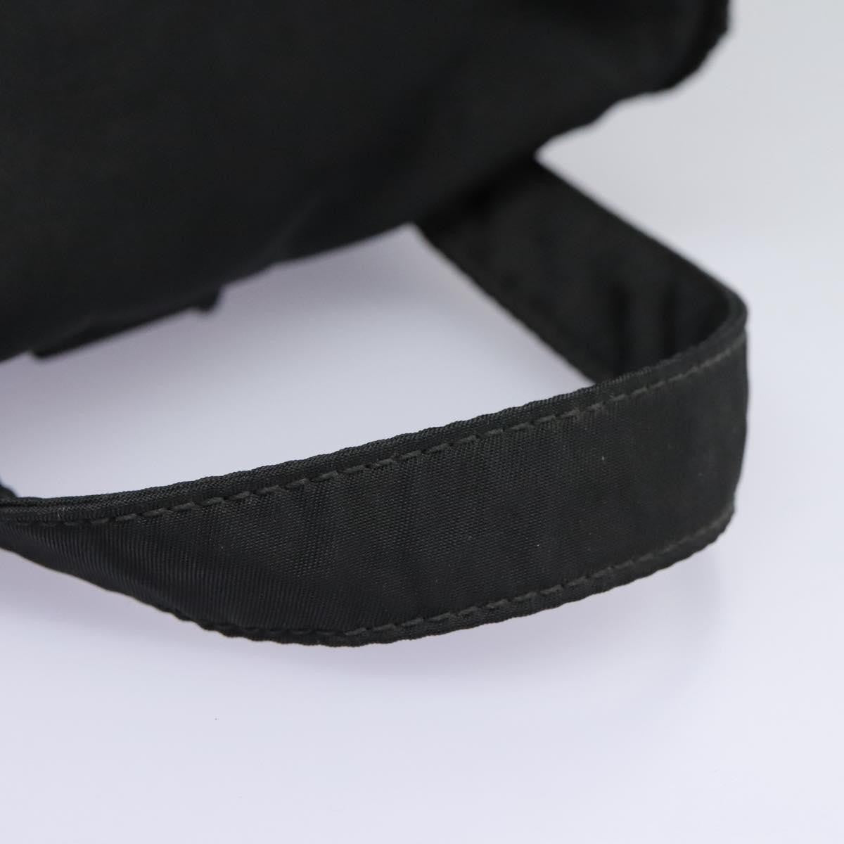 Prada Flap Drawstring Backpack Tessuto, BLACK, NYLON, Backpack