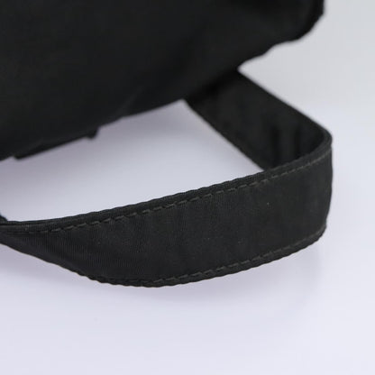 Prada Flap Drawstring Backpack Tessuto, BLACK, NYLON, Backpack