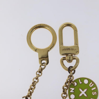 Louis Vuitton Porto Cles Looping Bag Charm and Key Holder Metal and Enamel, GOLD, METAL, Charms and Keychains