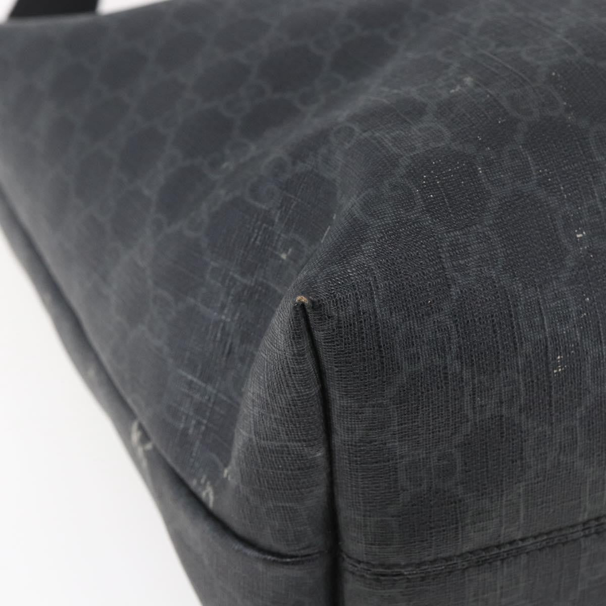 Gucci Convertible Zip Tote GG Canvas, BLACK, PVC, Tote bag