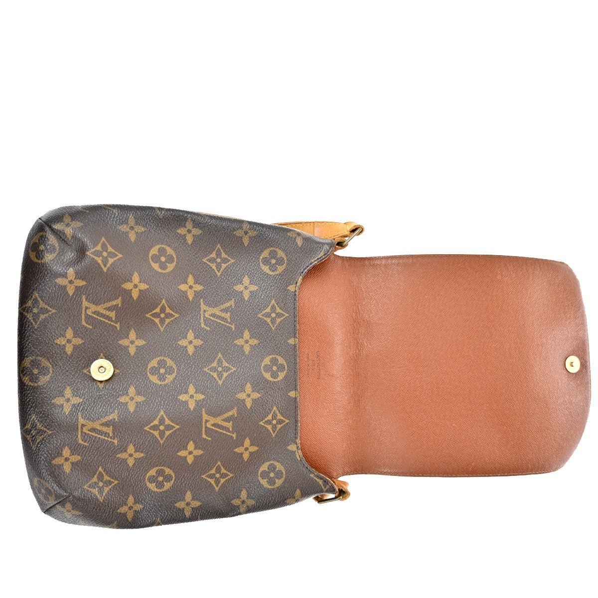 Louis Vuitton Musette Handbag Monogram Canvas, BROWN, CANVAS, Shoulder bag