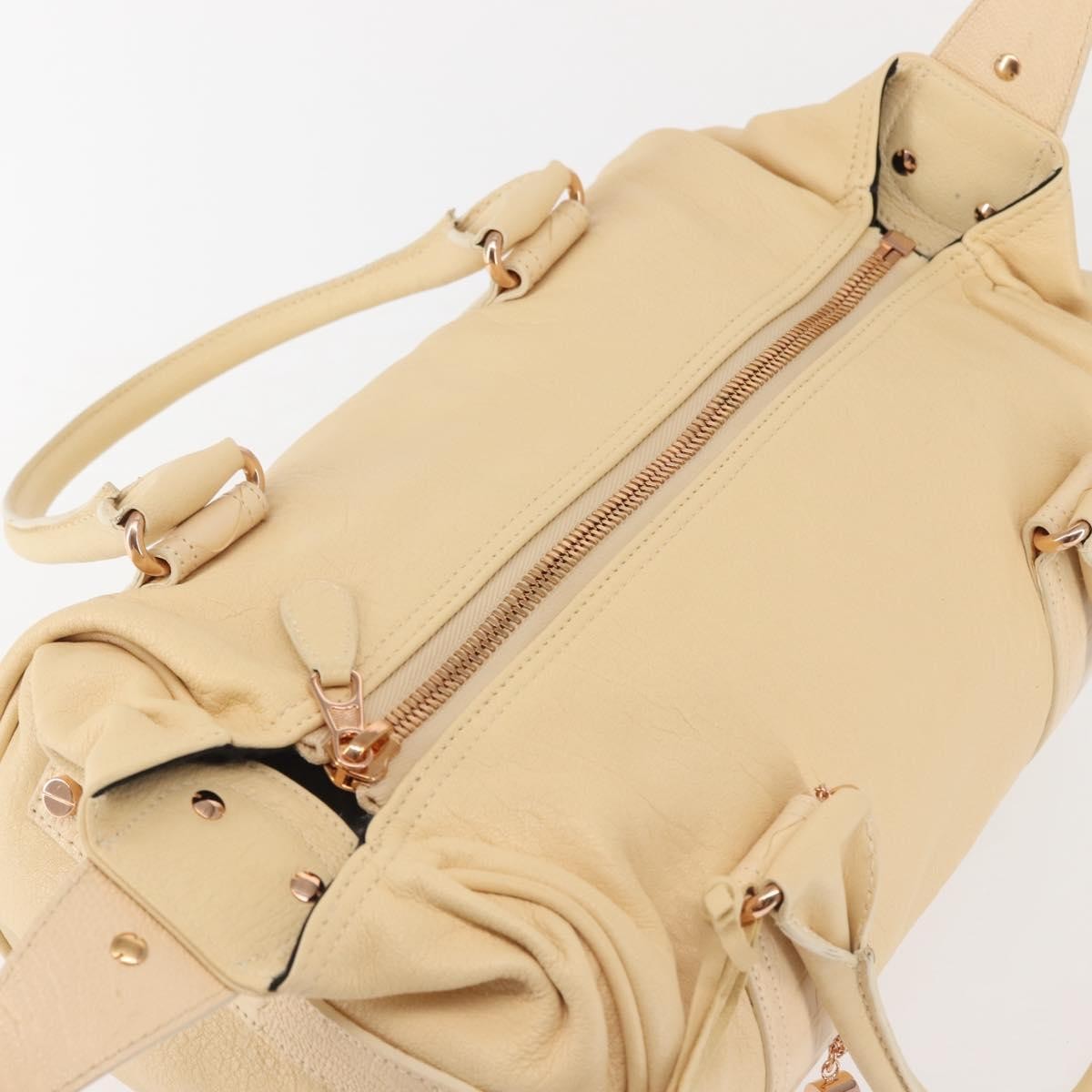 Balenciaga Vintage handbag Leather, BEIGE, LEATHER, Handbag