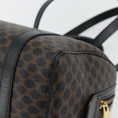 Celine Macadam Handbag Macadam with leather, Black, Canvas, Handbag