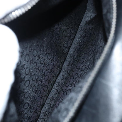 Celine C Macadam Handbag Canvas, BLACK, CANVAS, Handbag