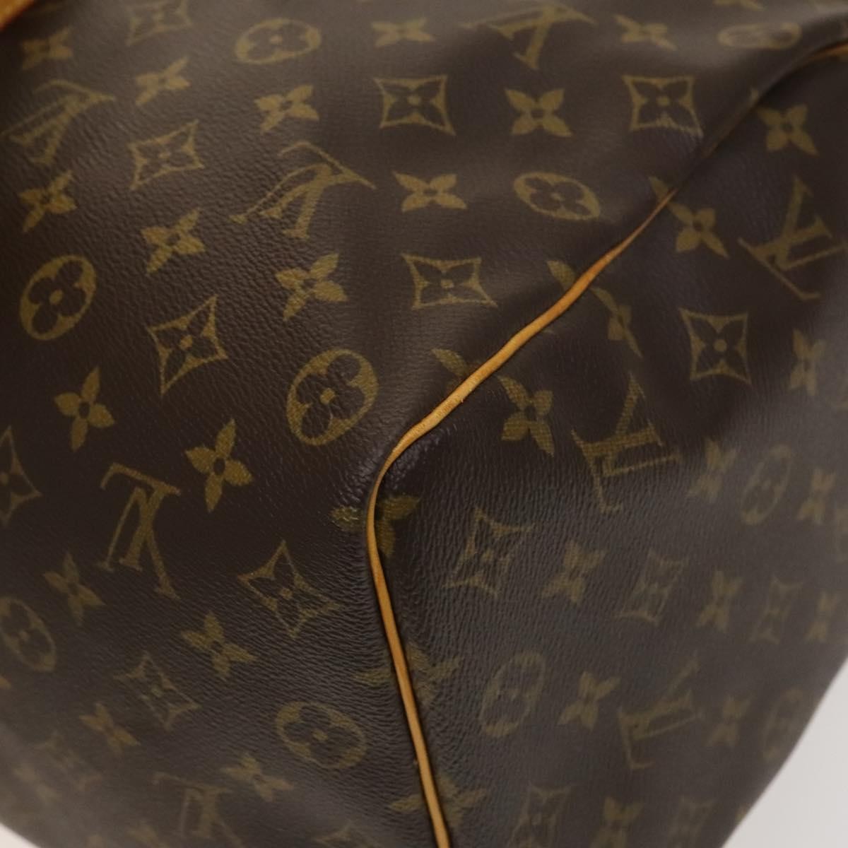 Louis Vuitton Keepall Bag Monogram Canvas, BROWN, CANVAS, Travel bag