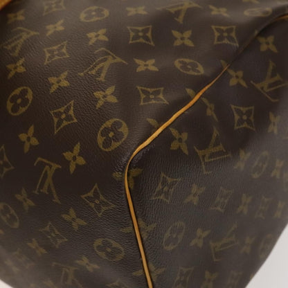 Louis Vuitton Keepall Bag Monogram Canvas, BROWN, CANVAS, Travel bag