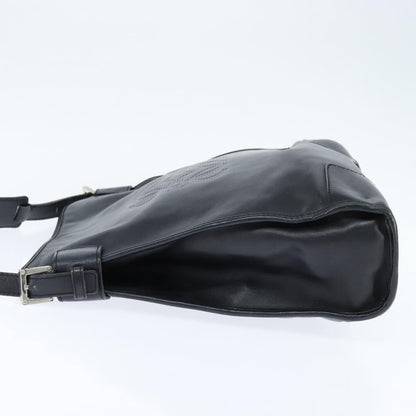 Loewe Anagram Shoulder Bag Leather, BLACK, LEATHER, Shoulder bag