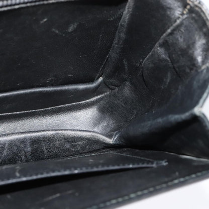 Gucci Vintage double G logo shoulder bag Leather, BLACK, LEATHER, Shoulder bag