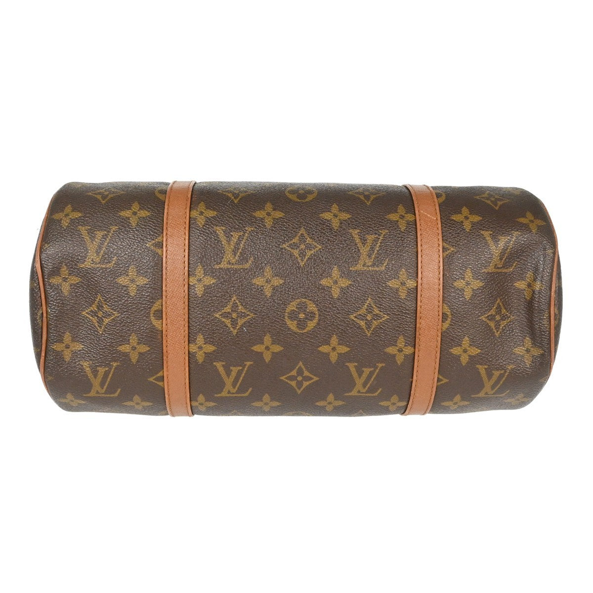 Louis Vuitton Papillon Handbag Monogram Canvas, Brown, Canvas, Handbag