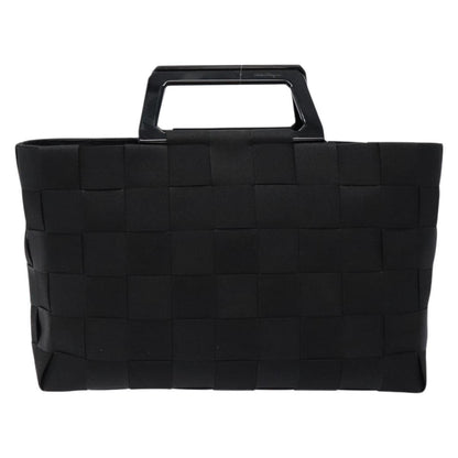 Salvatore Ferragamo Vintage Handbag Canvas, BLACK, CANVAS, Handbag