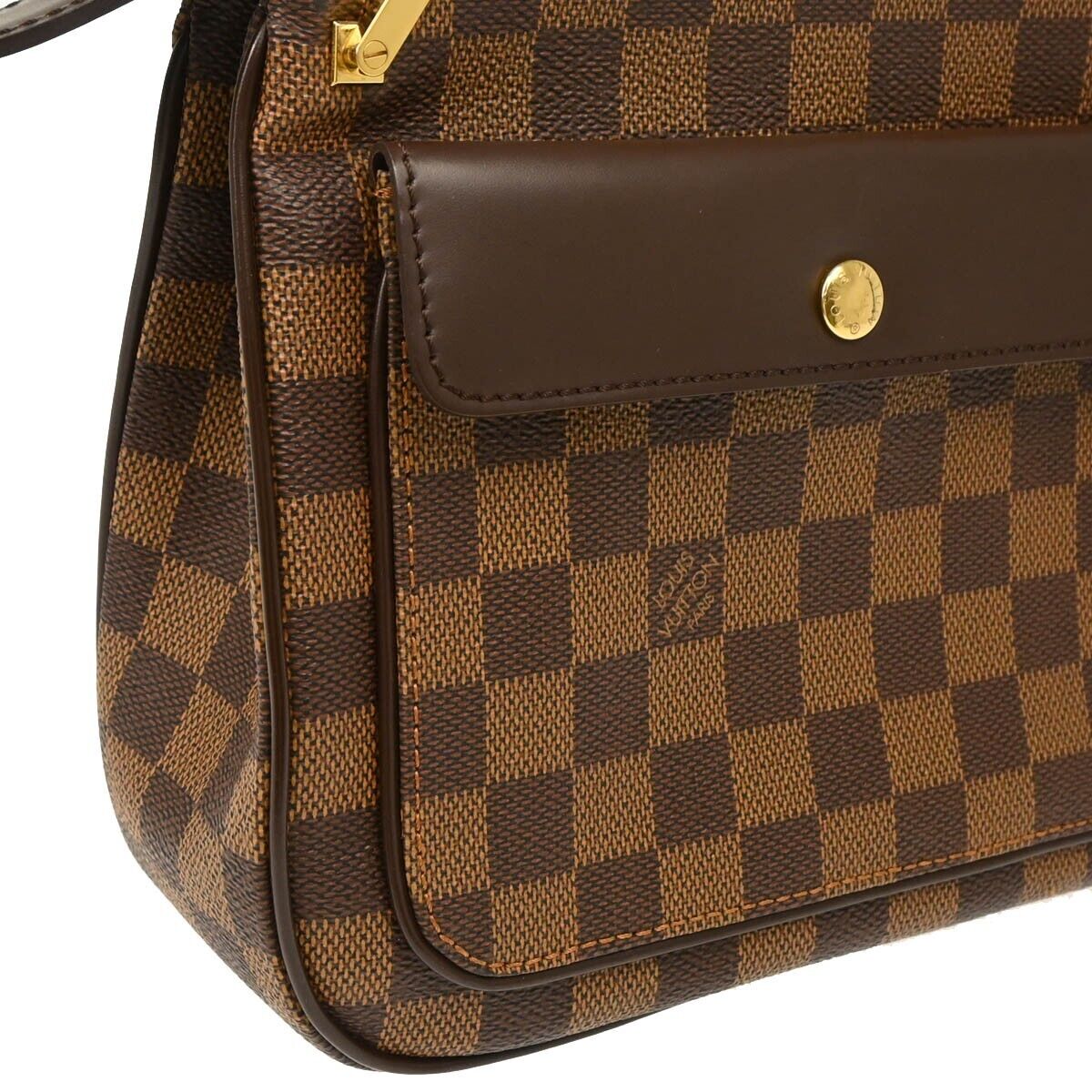 Louis Vuitton Aubagne Bag Damier, BROWN, CANVAS, Shoulder bag