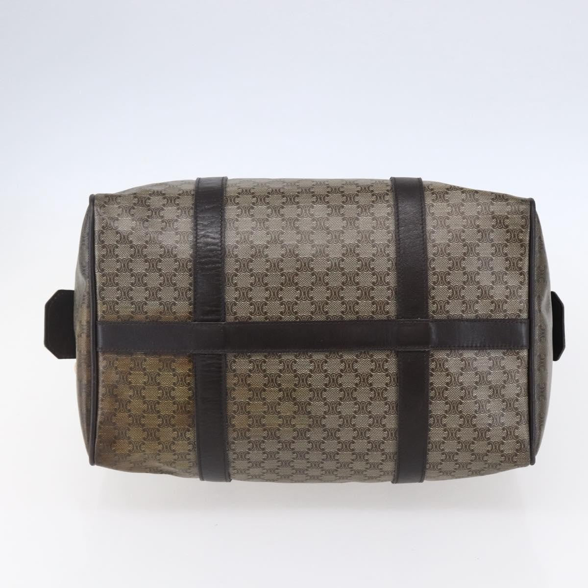 Celine Vintage Duffle Bag Macadam Coated Canvas, BEIGE, CANVAS, Handbag