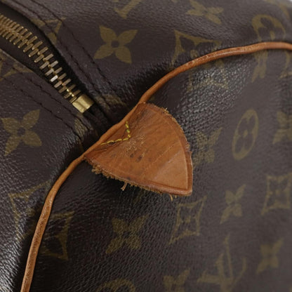 Louis Vuitton Keepall Bag Monogram Canvas, BROWN, CANVAS, Travel bag
