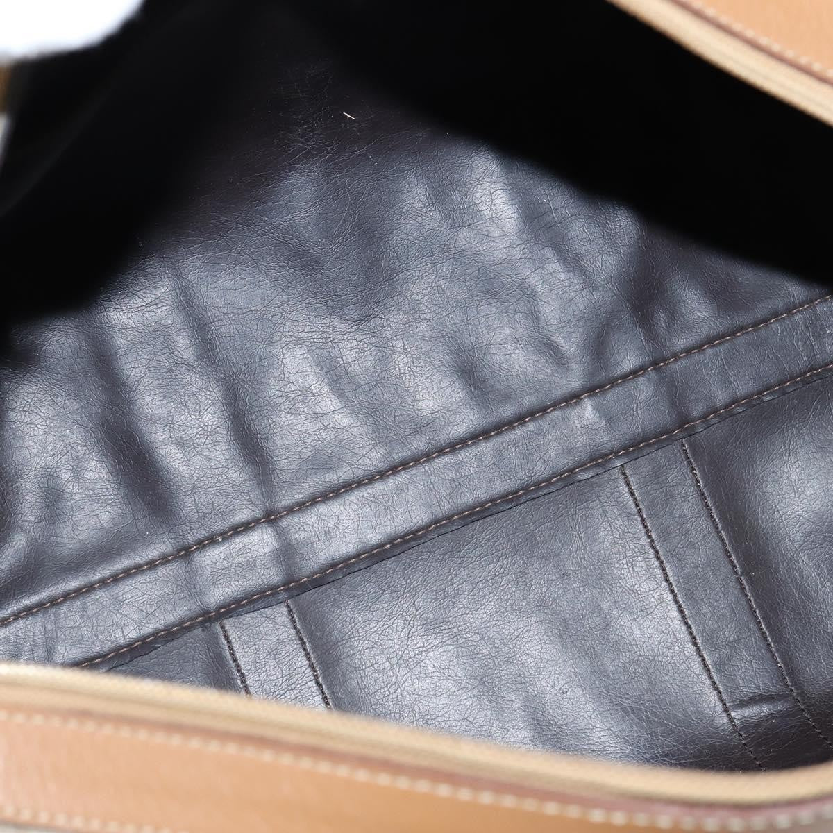 Celine Vintage Macadam Boston bag Canvas, BEIGE, CANVAS, Travel bag