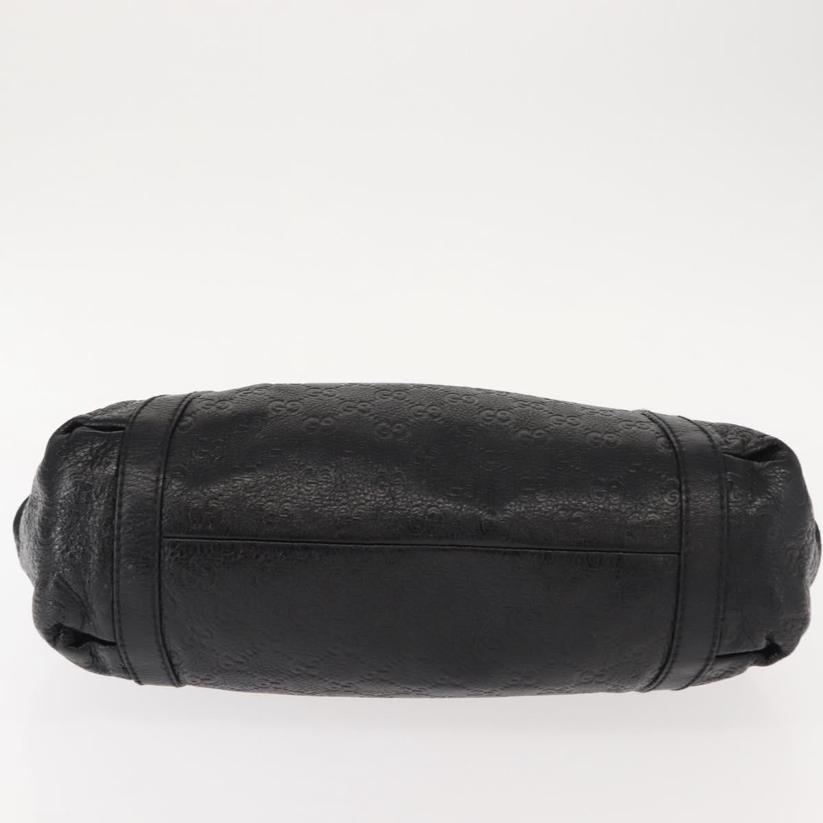 Gucci New Ladies Web Hobo Guccissima Leather, BLACK, LEATHER, Handbag