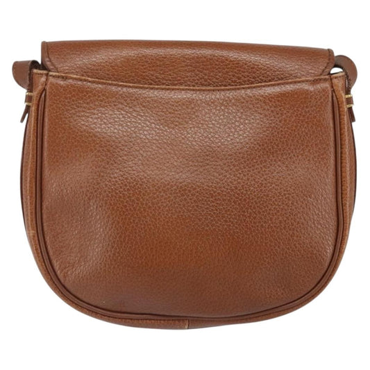 Burberry Vintage Shoulder Bag Leather, BROWN, LEATHER, Shoulder bag