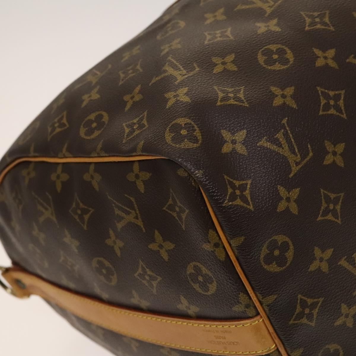 Louis Vuitton Keepall Bandouliere Bag Monogram Canvas, BROWN, CANVAS, Travel bag