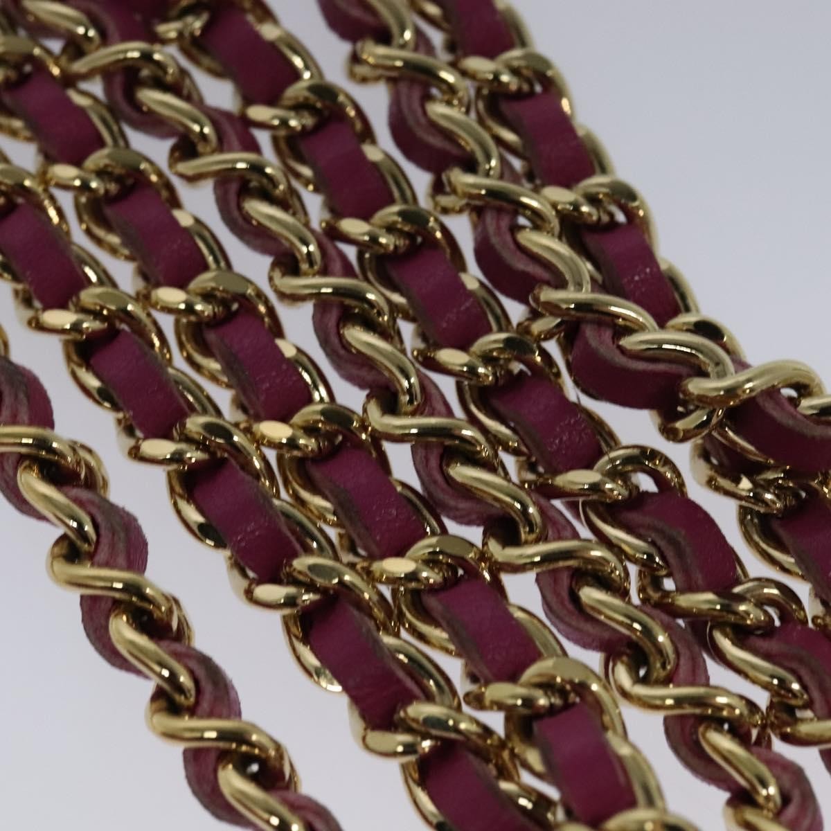 Chanel Vintage Card Case with Charm Quilted Lambskin, PINK, LEATHER, Card Holders