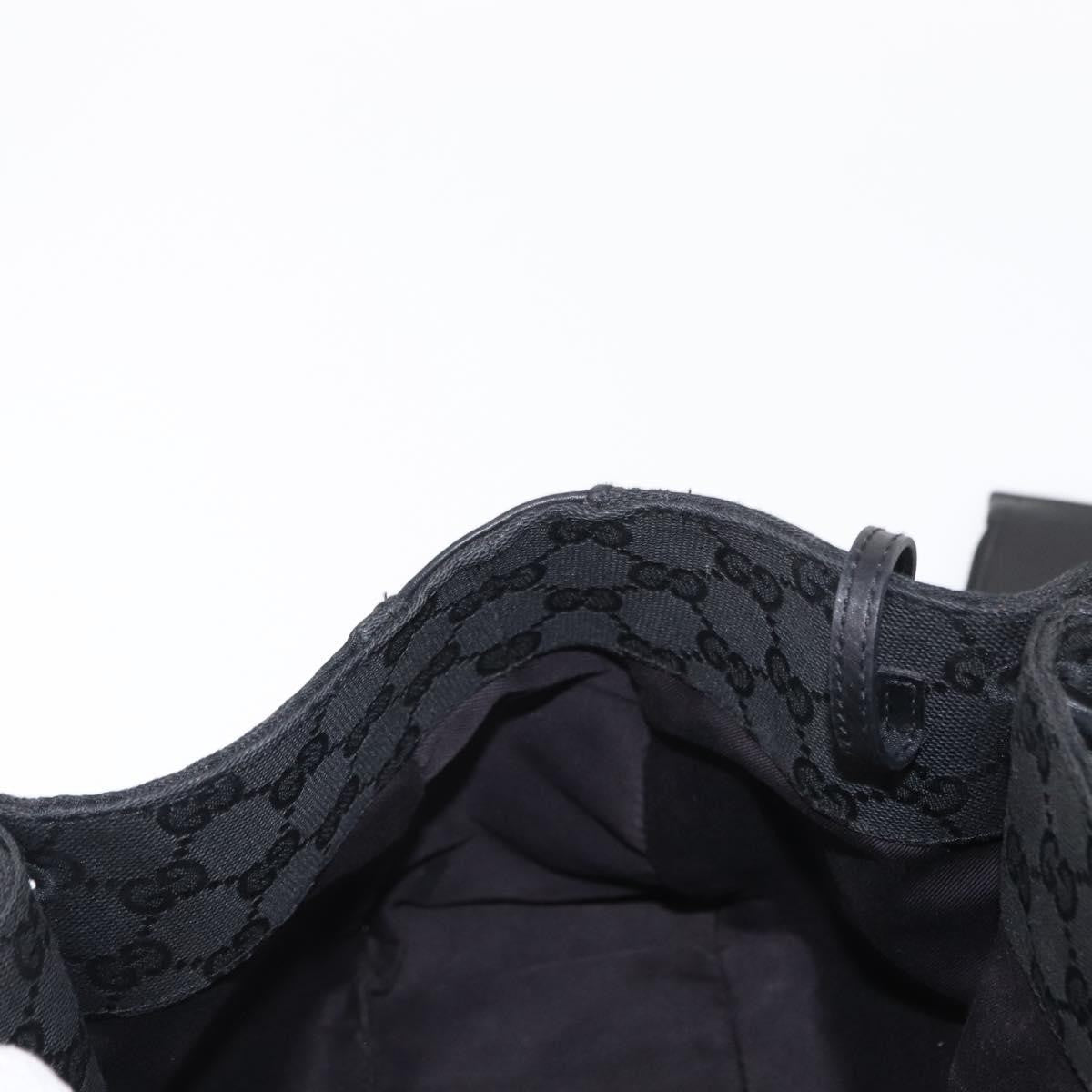 Gucci Vintage Handbag Canvas, BLACK, CANVAS, Handbag