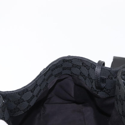 Gucci Vintage Handbag Canvas, BLACK, CANVAS, Handbag