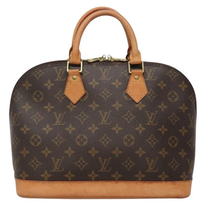Louis Vuitton Alma Handbag Monogram Canvas, BROWN, CANVAS, Handbag