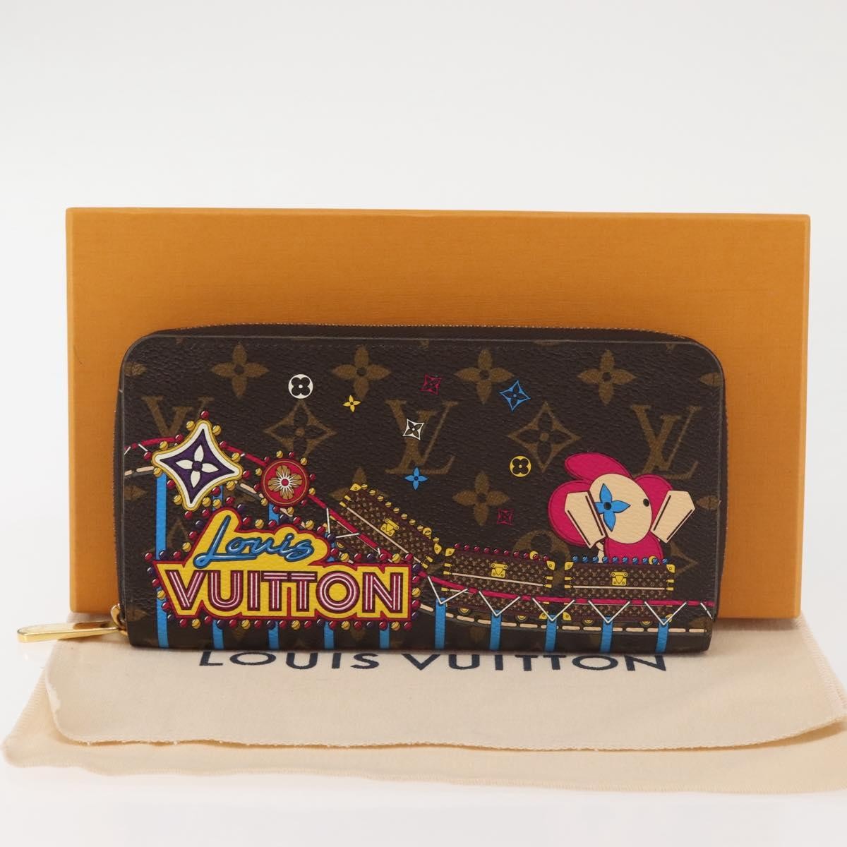 Louis Vuitton Porte-Monnaie Zippy Wallet Monogram Vivienne, MULTICOLOUR, CANVAS, Wallets