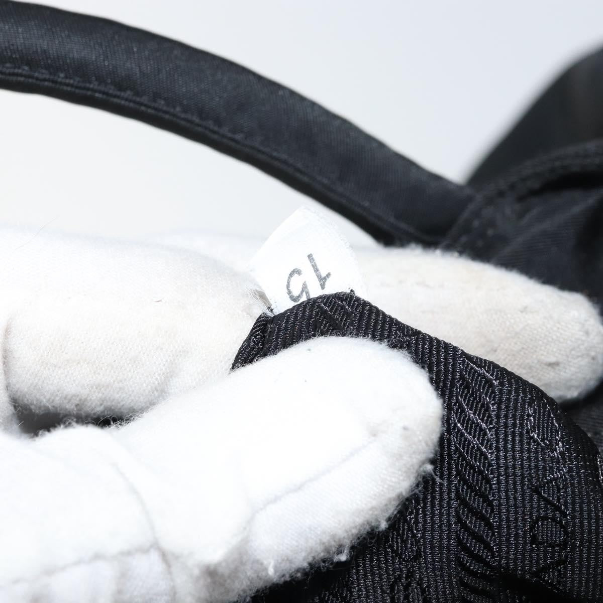 Prada Vintage Zip Tote Tessuto, BLACK, NYLON, Tote bag