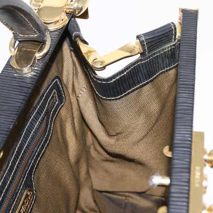 Fendi Vintage Zucca Handbag Zucca, BROWN, CANVAS, Handbag