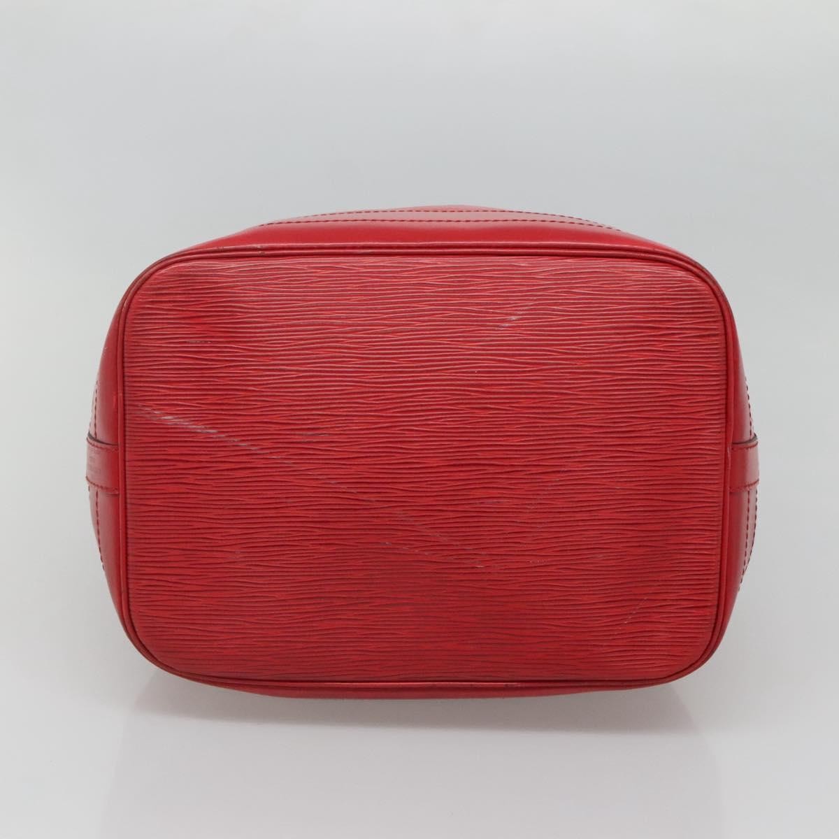Louis Vuitton Noe Handbag Epi leather, RED, LEATHER, Handbag