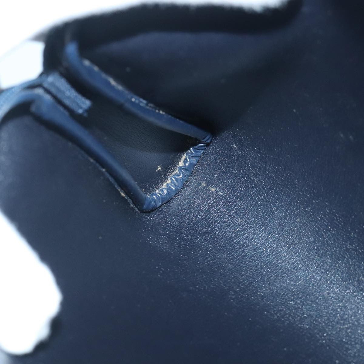 Christian Dior Vintage Trotter Pouch Canvas, NAVY, CANVAS, Clutche & pouche