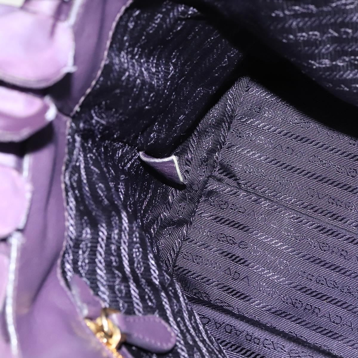 Prada Gaufre Convertible Tote Tessuto, PURPLE, NYLON, Tote bag