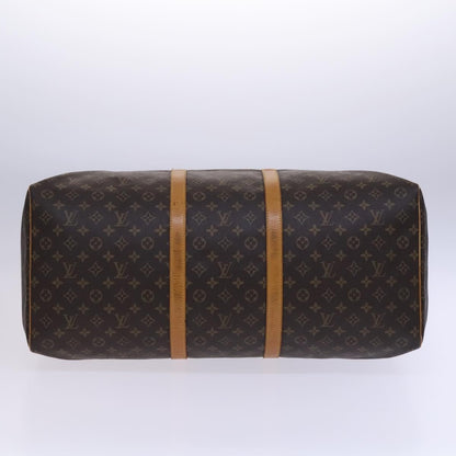 Louis Vuitton Keepall Bag Monogram Canvas, BROWN, CANVAS, Travel bag