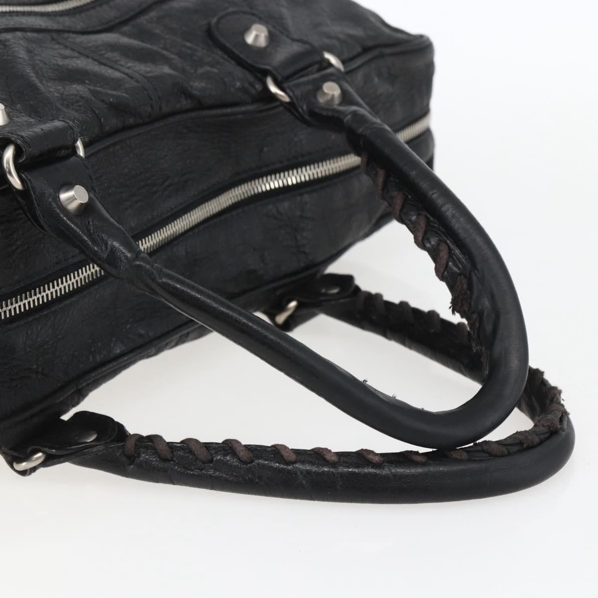 Balenciaga Classic Studs Briefcase Leather, BLACK, LEATHER, Briefcase