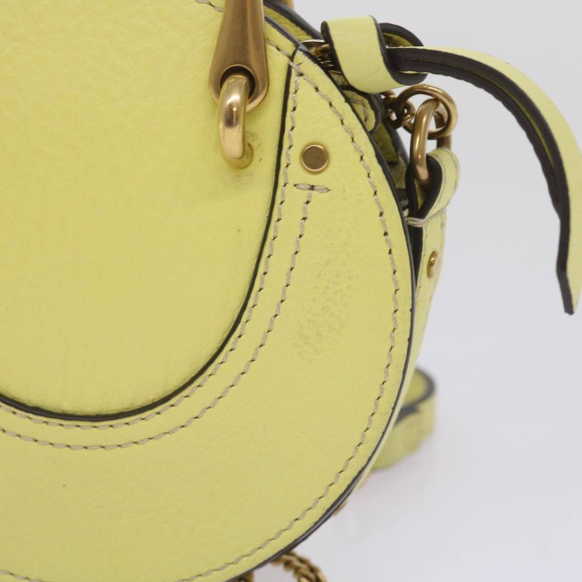 Chloe Pixie Crossbody Bag Leather and Suede, YELLOW, SUEDE, Crossbody bag