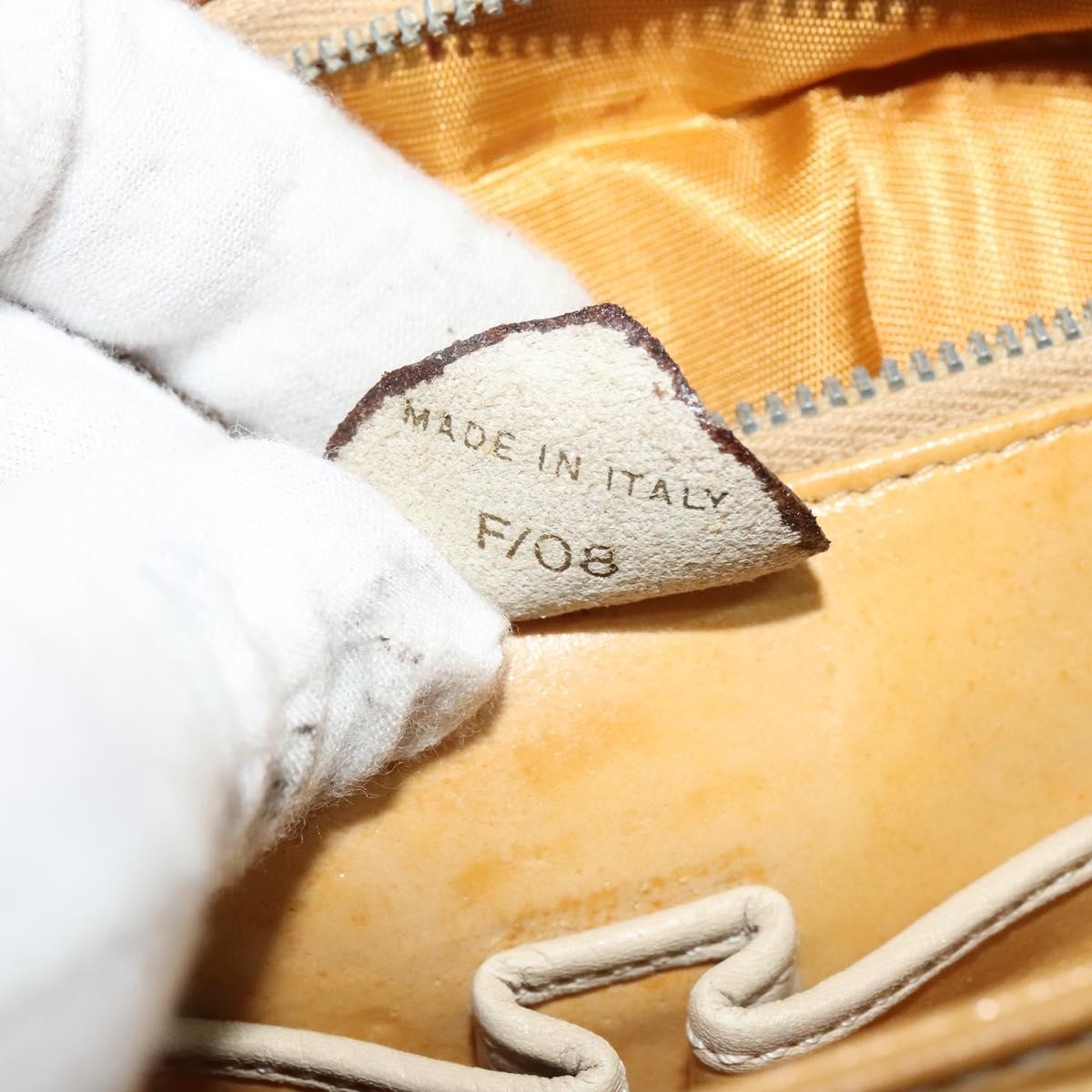 Celine Shoulder Bag Leather, BEIGE, LEATHER, Shoulder bag