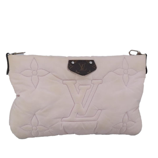 Louis Vuitton Maxi Multi Pochette Accessoires Monogram Quilted Econyl Nylon, PINK, NYLON, Clutche & pouche