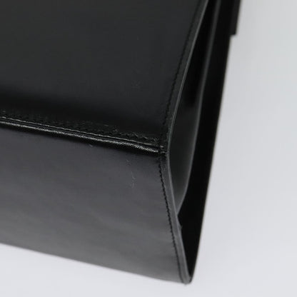 Salvatore Ferragamo Gancini Convertible Top Handle Bag Leather, BLACK, LEATHER, Handbag