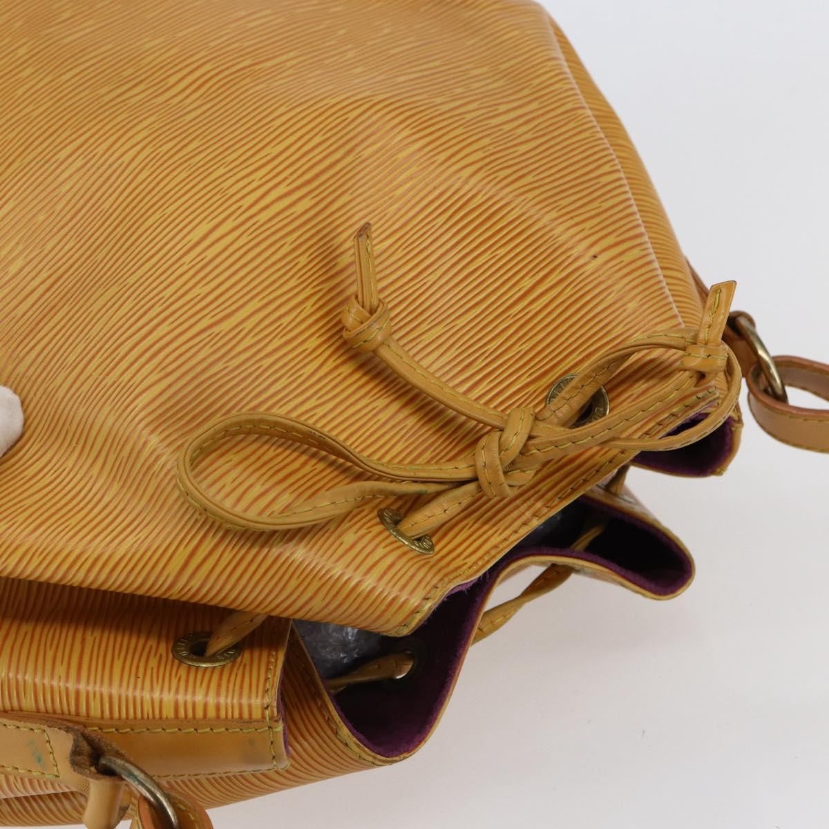 Louis Vuitton Petit Noe Handbag Epi Leather, YELLOW, LEATHER, Shoulder bag