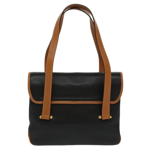 Celine Handbag Leather, BLACK, LEATHER, Handbag