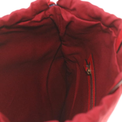 Gucci Logo Drawstring Backpack Striped Canvas, MULTICOLOUR, CANVAS, Backpack