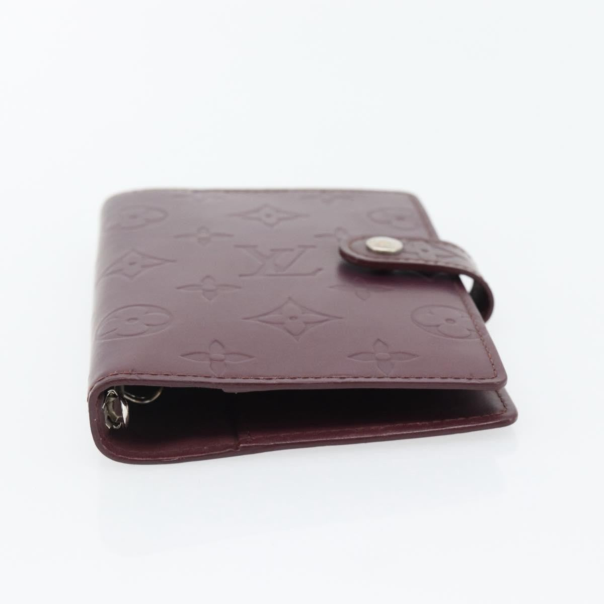 Louis Vuitton Agenda Cover Monogram Canvas, Purple, Canvas, Clutch