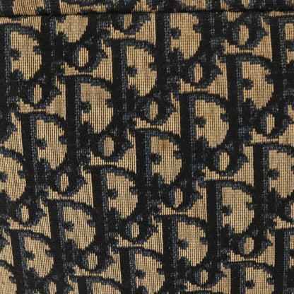 Christian Dior Vintage Trotter Crossbody Bag Diorissimo Coated Canvas, NAVY, CANVAS, Shoulder bag