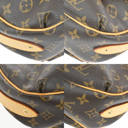 Louis Vuitton Tulum Handbag Monogram Canvas, BROWN, CANVAS, Shoulder bag