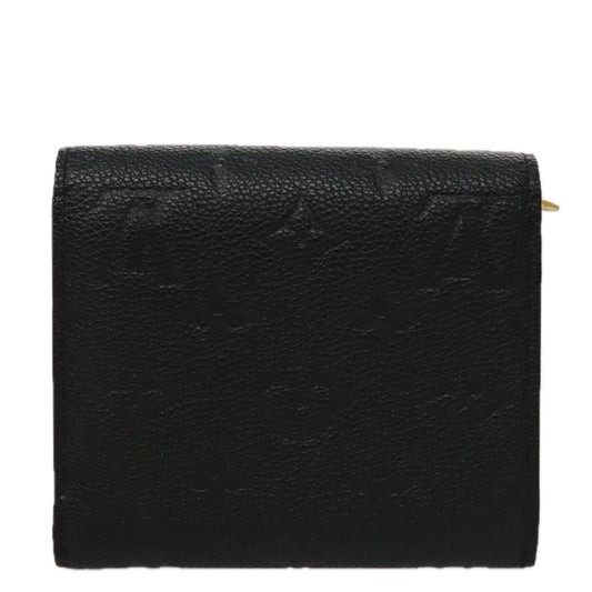 Louis Vuitton Ariane Wallet Monogram Empreinte Leather, BLACK, LEATHER, Wallets