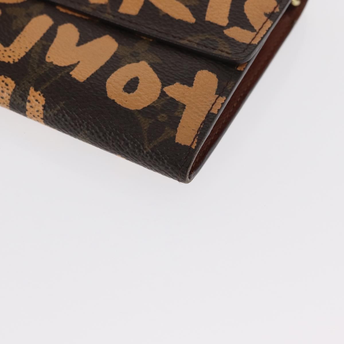 Louis Vuitton Vintage Sarah Wallet Monogram Canvas, ORANGE, CANVAS, Wallets