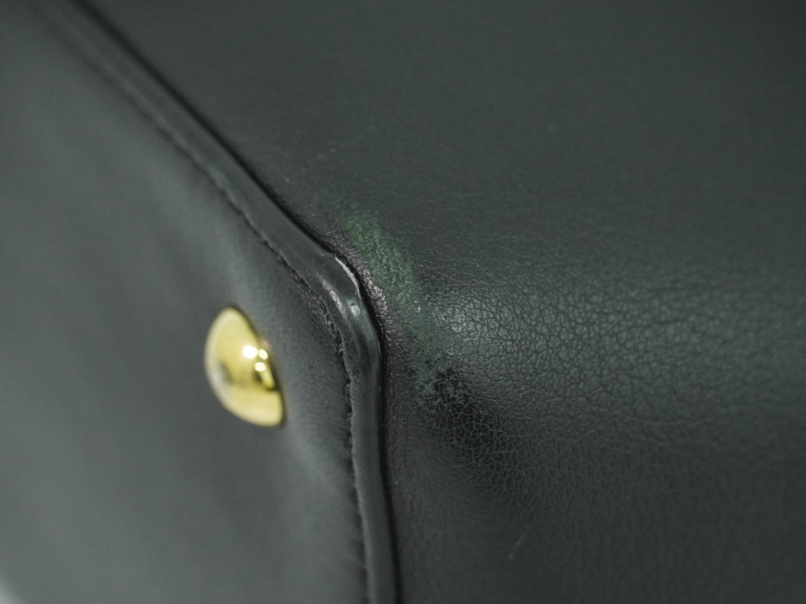 Fendi 2Jours Bag Leather, BLACK, LEATHER, Handbag