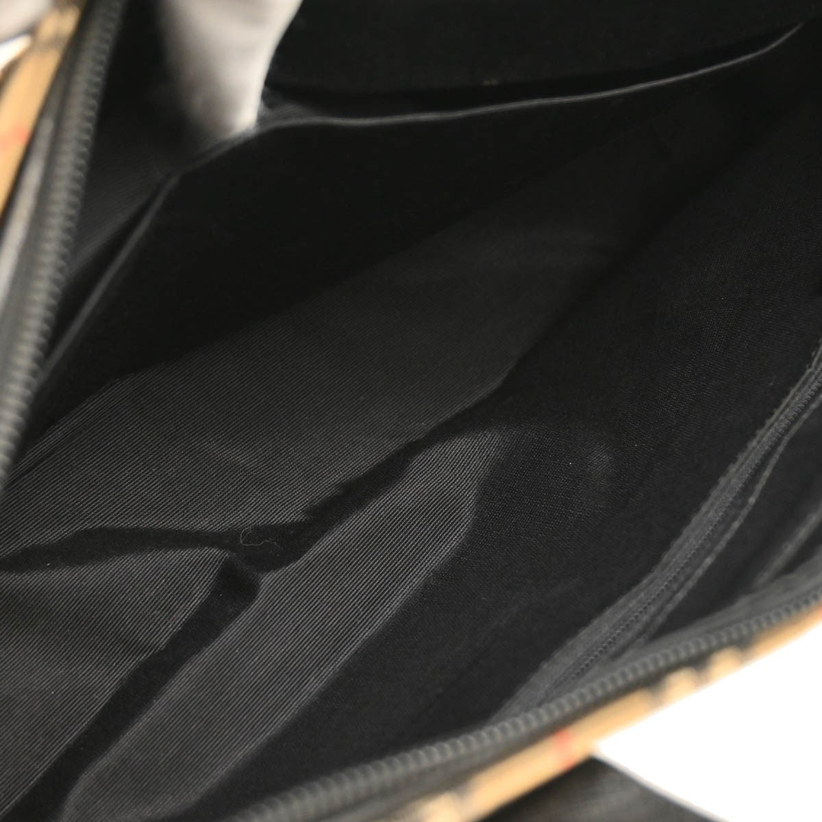 Burberry Nova Check Tote Nylon and Leather, BEIGE, CANVAS, Tote bag